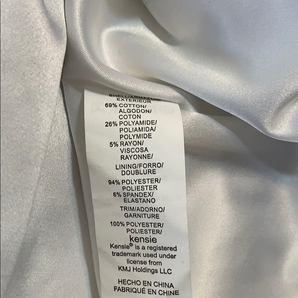 KENSIE Black Lace Over White Short Skirt - Picture 6 of 6